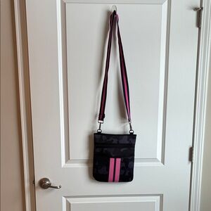 Stylish Black and Pink camouflage Crossbody Bag